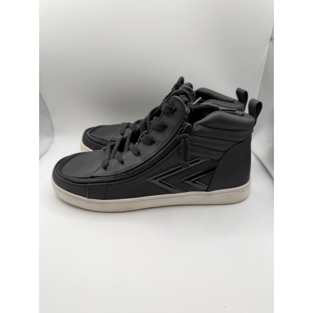 BILLY CS High Top Mid Women's 8.5W Sneaker Lace-Up Zip Black BW23352 No Insoles